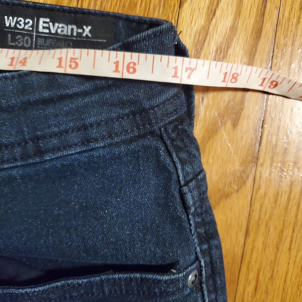 Buffalo &David bitton Evan X Slim Straight Stretch 1972 jeans MEN'S SZ W32/L30 - Picture 7 of 12